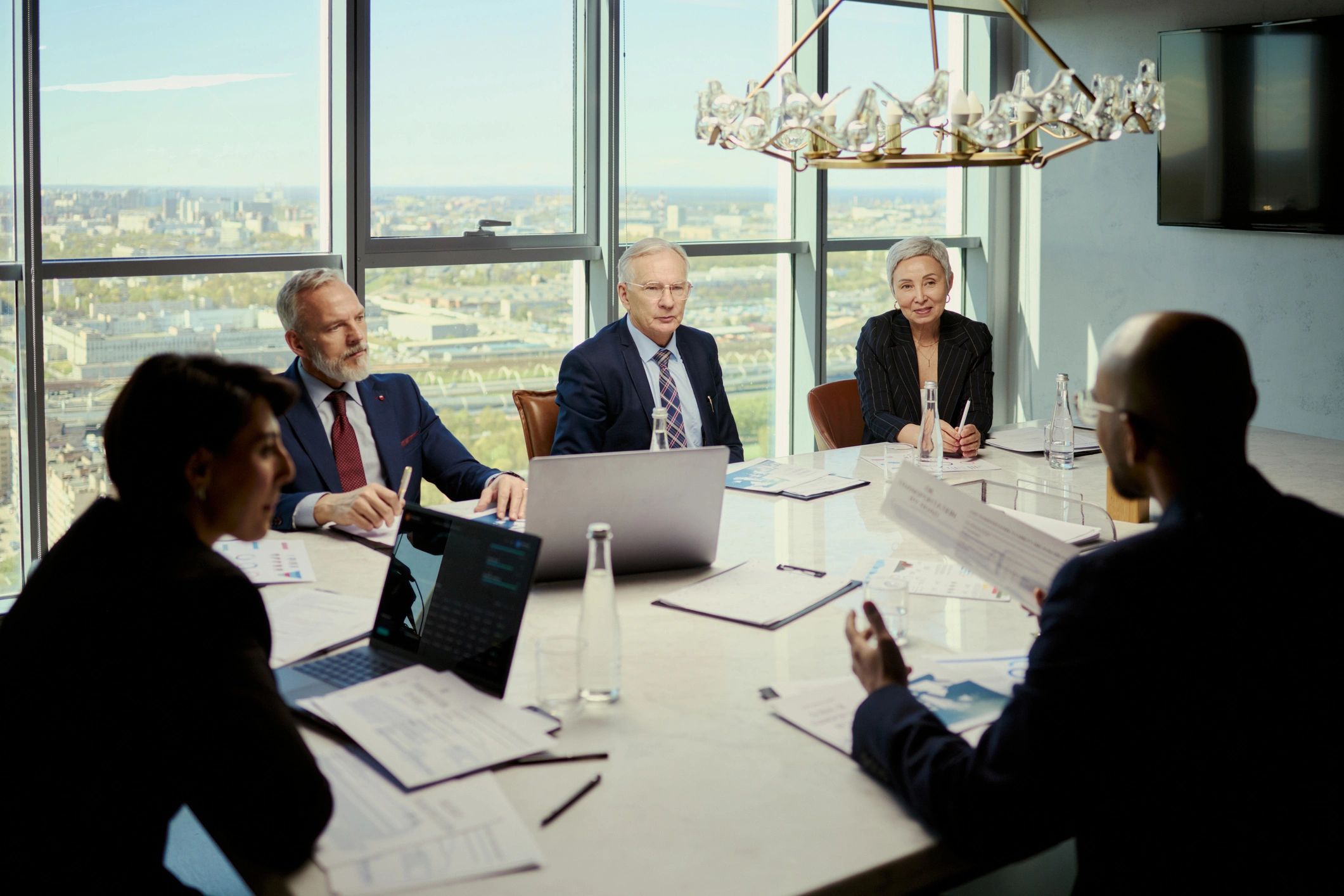 Attorneys in a strategy meeting